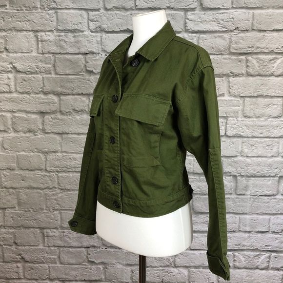 Forever 21 J'Adore le Rock'n Roll Embellished Utility Jacket - Picture 2 of 3